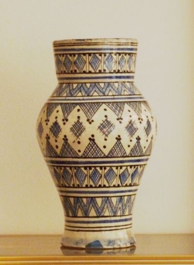 Handcrafted Moroccan Berber Vase 151 | Ethnic Bohemian Decor