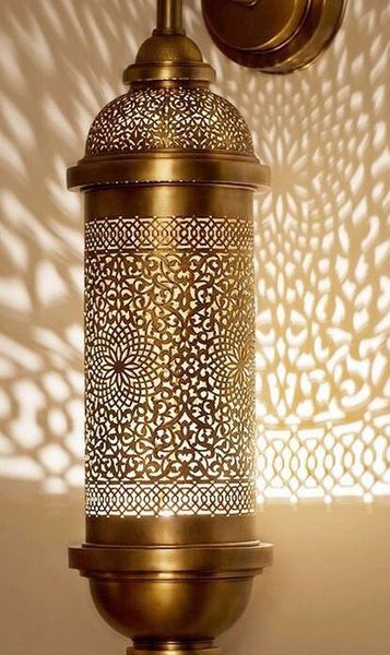 Moroccan Silver Metal Handcrafted Pendant Lamp