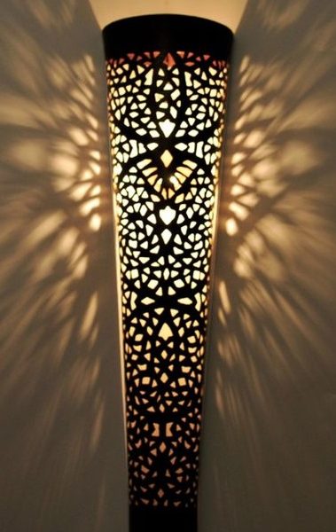 Captivating Moroccan Silver Pendant Wall Lamps
