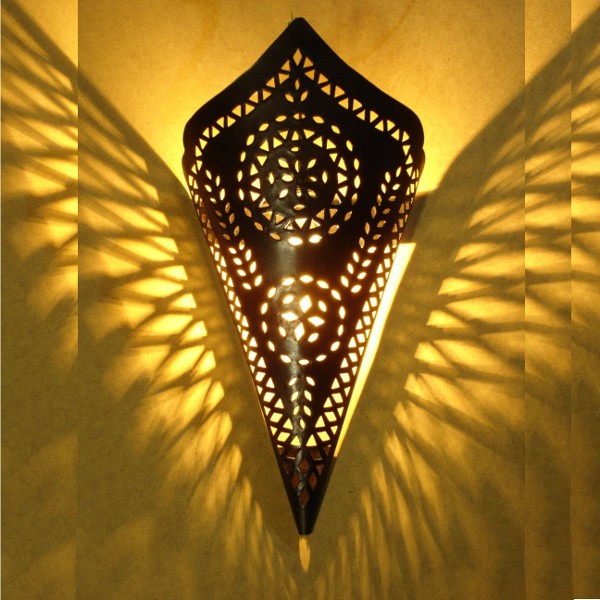 Captivating Handmade Moroccan Silver Wall Lamps
