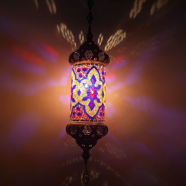 Moroccan Silver Handmade Wall Lamp - Vintage Charm, Outdoor & Indoor Usage