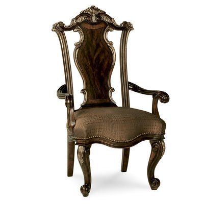 Luxurious Moroccan Dark Brown Wood Chair | Handcrafted Elegance