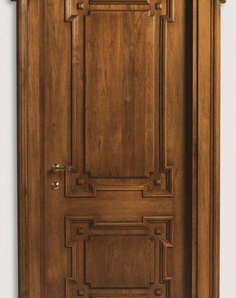 Exquisite Stained Wood Door - High-Quality & Elegant
