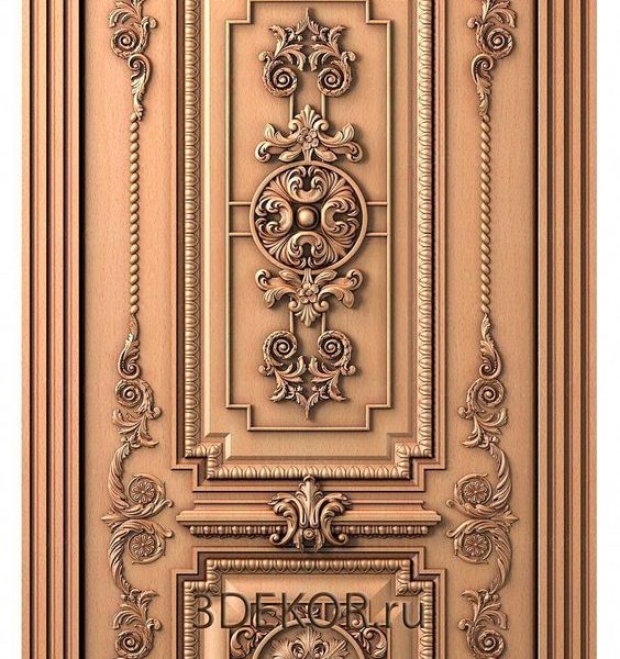 Elegant Wood Door 064: Premium Quality and Timeless Charm