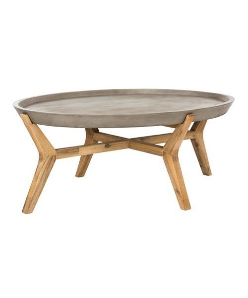 Moroccan Handcrafted Wood Table | Glossy Brown Finish