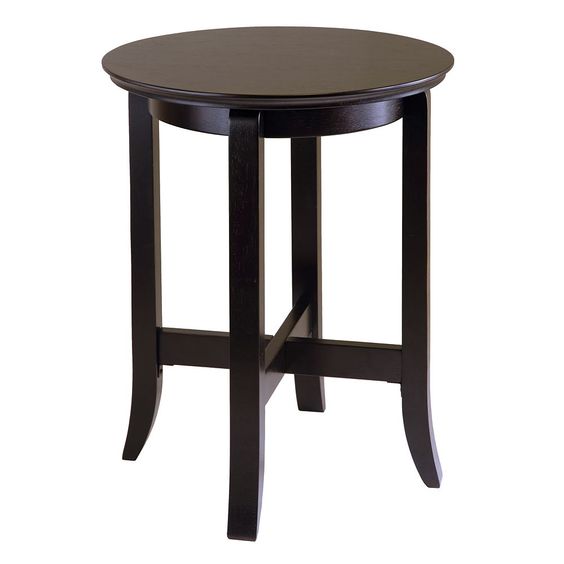 Exquisite Handcrafted Moroccan Wood Table - Elegant Black Finish